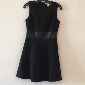 WHBM Elegant Black Sleeveless Dress